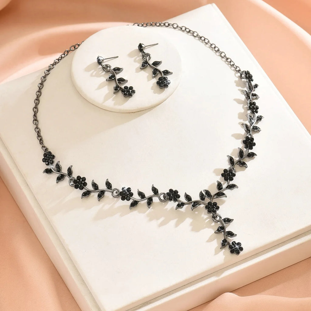 Elegant Flower Design Jewelry Set – Trendy All-Match Fashion Jewelry for Party & Daily Wear