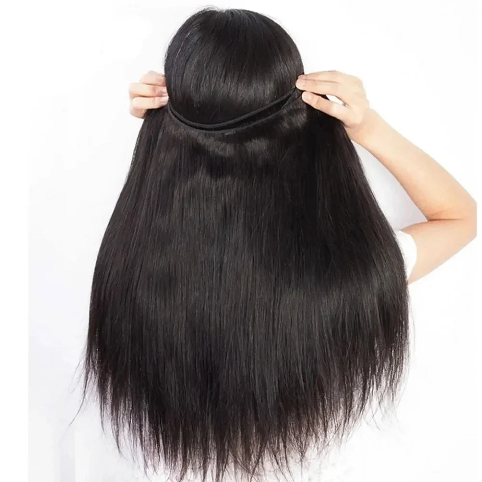 Brazilian 30 40 Inch Raw Virgin Unprocessed Human Hair Extensions Bone Straight Human Hair Weave Bundles 1/3/4 Pcs Double Wefts