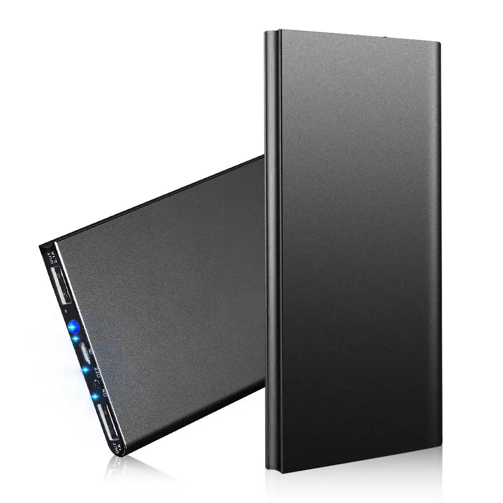 20000mAh Portable Power Bank – USB 5V/2.1A Battery Pack with Flashlight for Heated Gear & Phones
