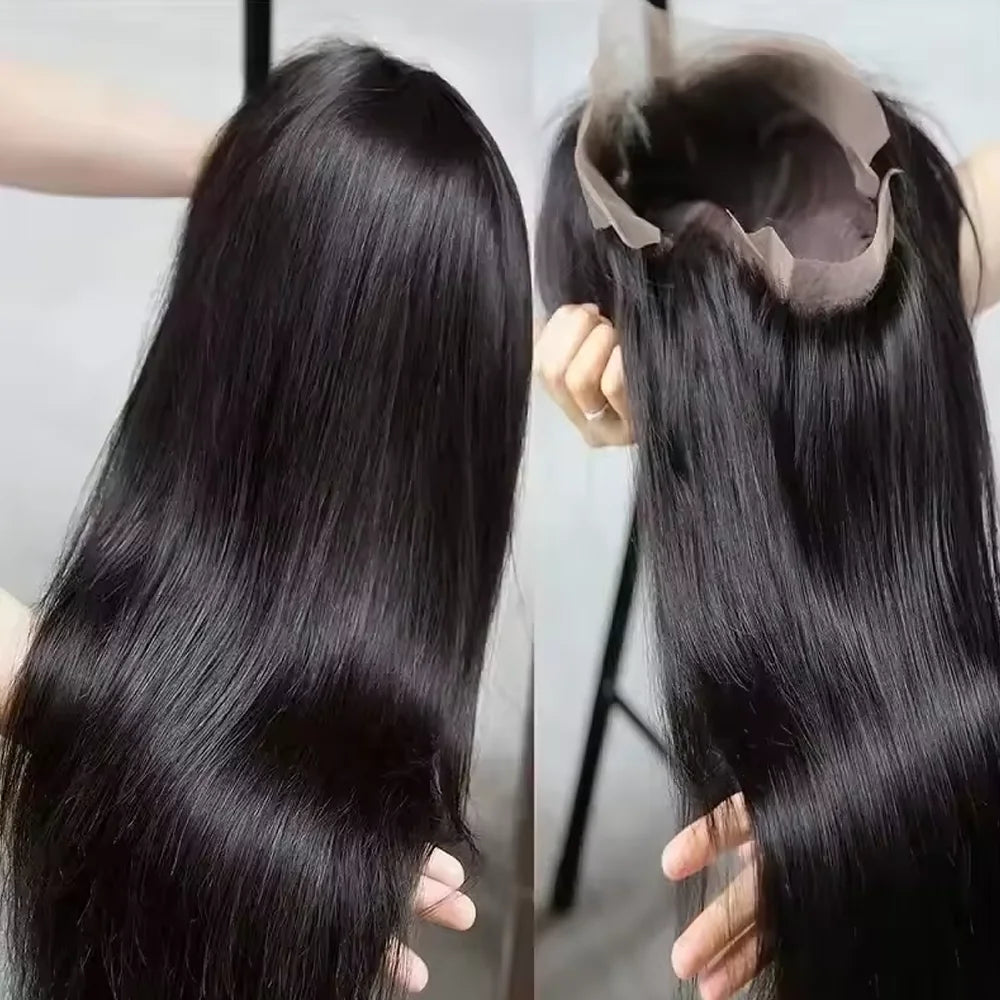 36 Inches Bone Straight Lace Front Wig Human Hair 13X4 Hd Lace Frontal Wig 13X6 Glueless Wig Human Hair For Black Women