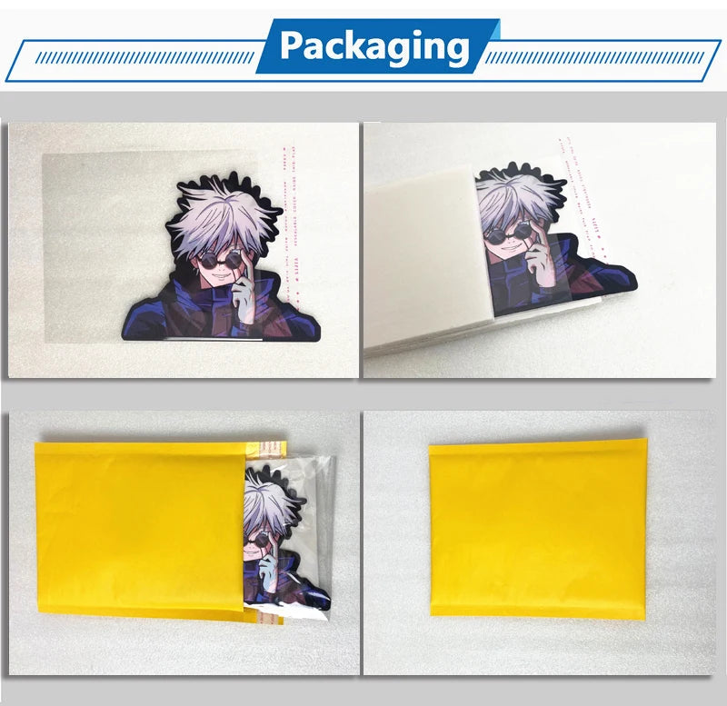Demon Slayer Kanroji Mitsuri Motion Stickers – Anime Character Decals for Fans