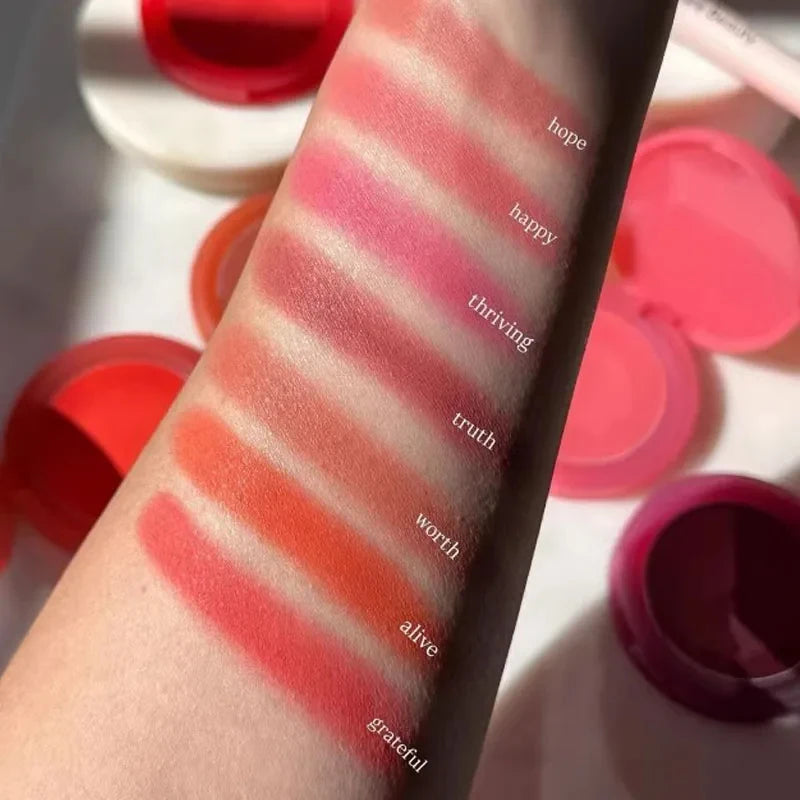 Rare Beauty Creamy Powder Blush – Soft Focus Luminous Glow Buildable Pigment