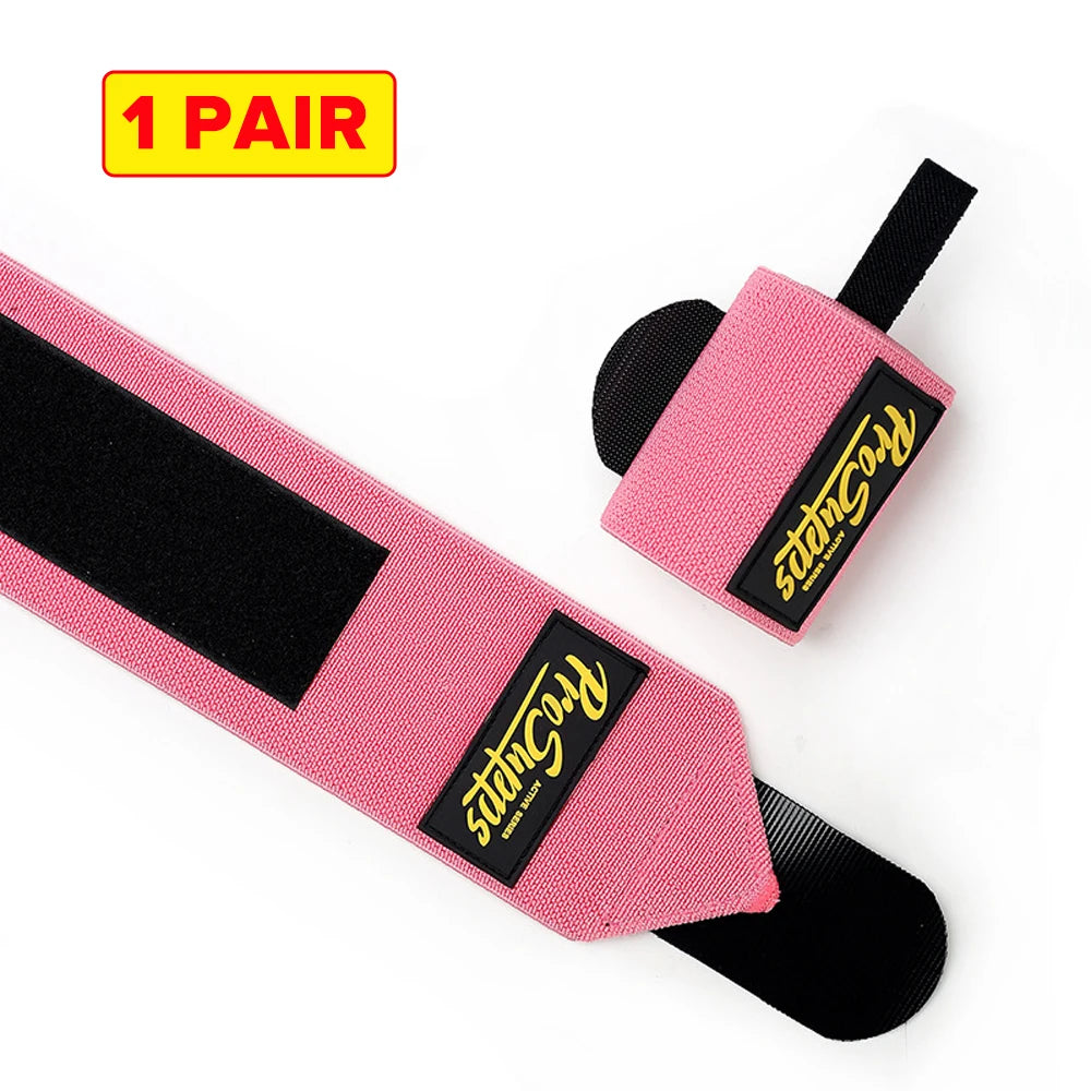 Gym Wrist Support Straps – Breathable Wristbands for Fitness, Weightlifting & Sports (1 Pair)