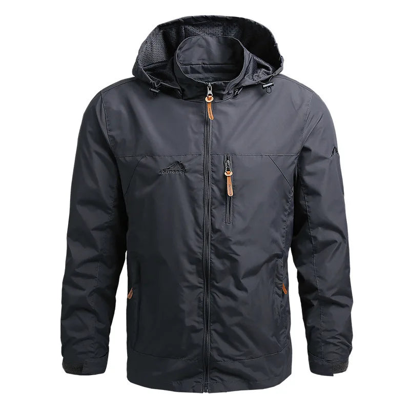Men's Waterproof Softshell Tactical Jacket – Windbreaker for Hunting, Hiking & Fishing
