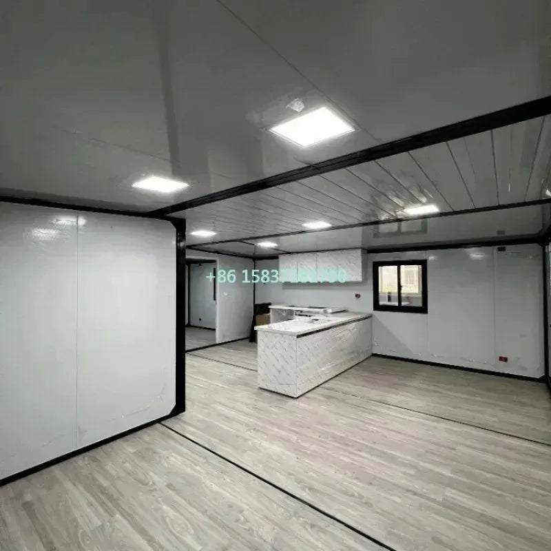 Movable Shipping Container Houses Ready to Living Prefabricated Container Home Modular Fold Out Prefab TIny Houses with Bedrooms