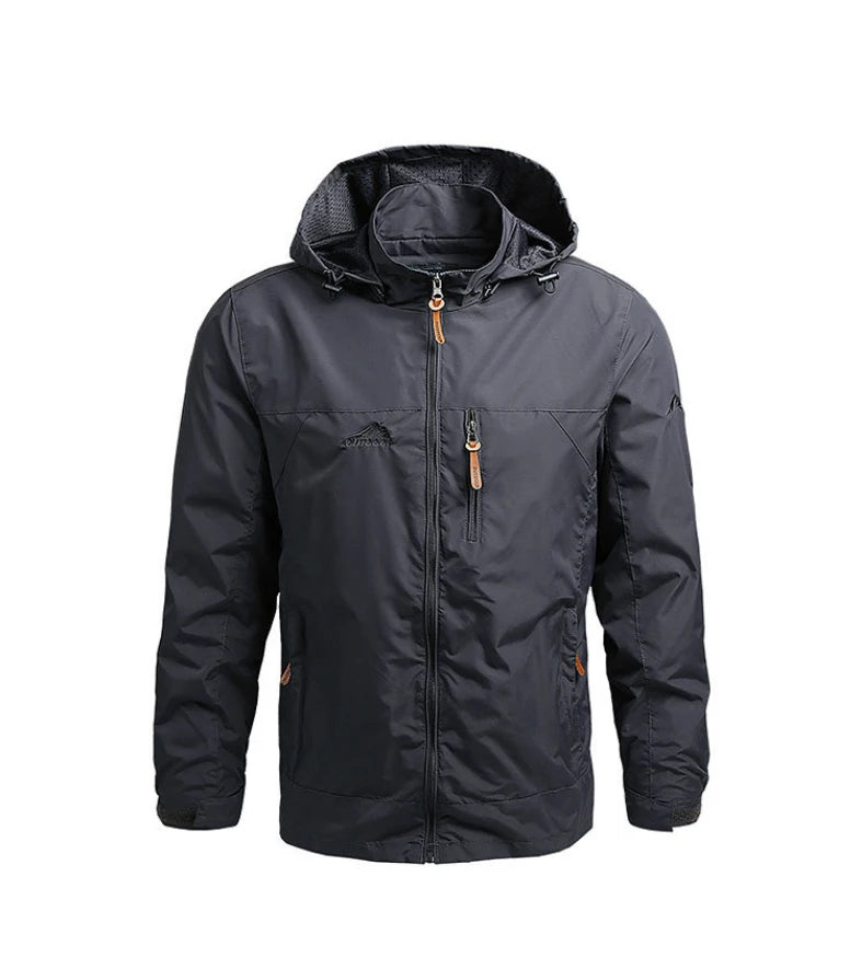 Men's Waterproof Softshell Tactical Jacket – Windbreaker for Hunting, Hiking & Fishing