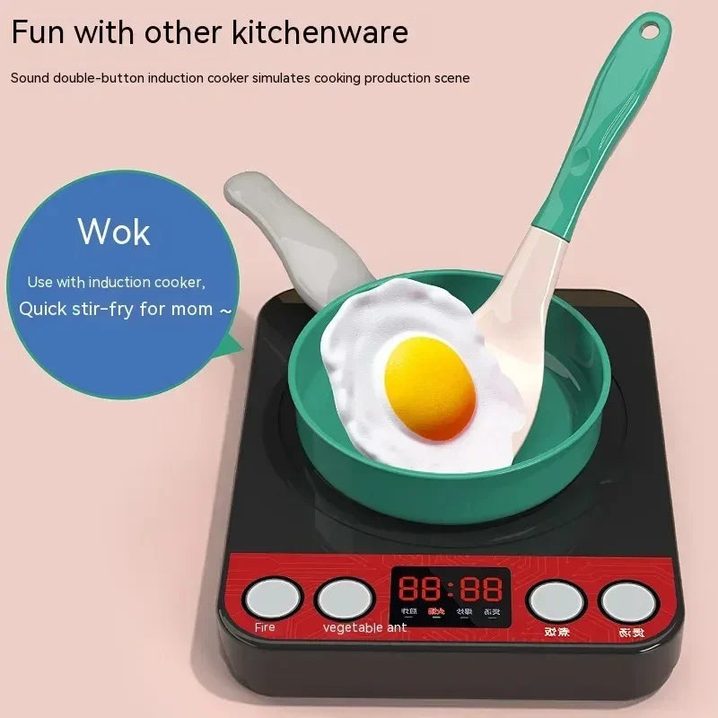 Kids Kitchen Toys Set – 92/69/59 Piece Play Kitchen Accessories with Pots, Pretend Food & Cooking Toys for Toddlers
