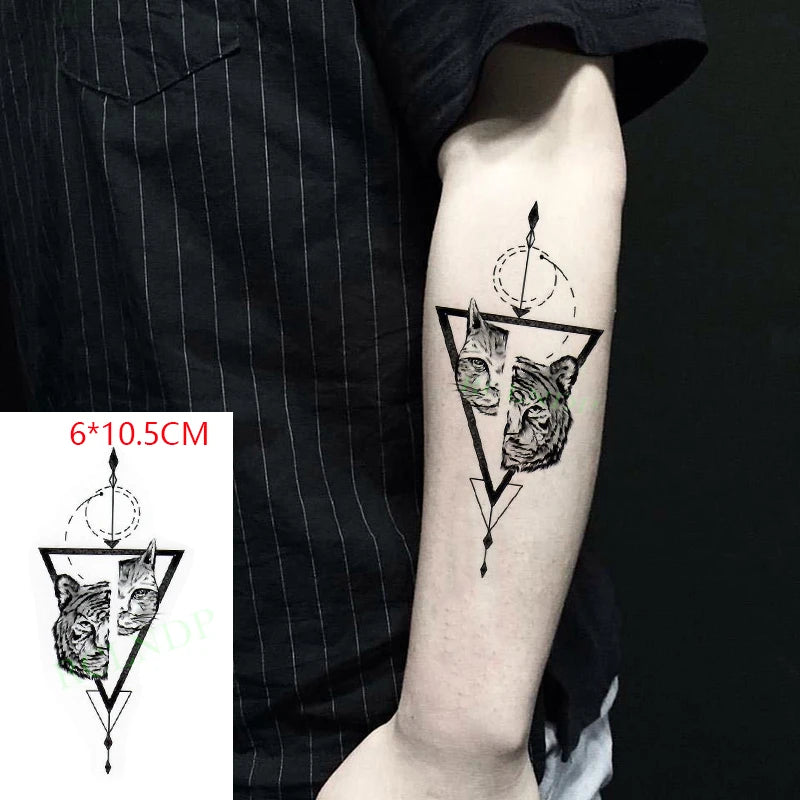 Anime Fire Flame Temporary Tattoo – Waterproof Flash Tattoo for Kids, Men & Women