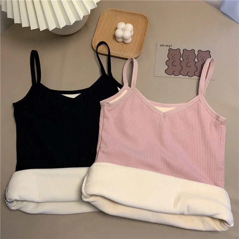Women's Winter Warm Underwear – Solid Color Thermal Base Layer