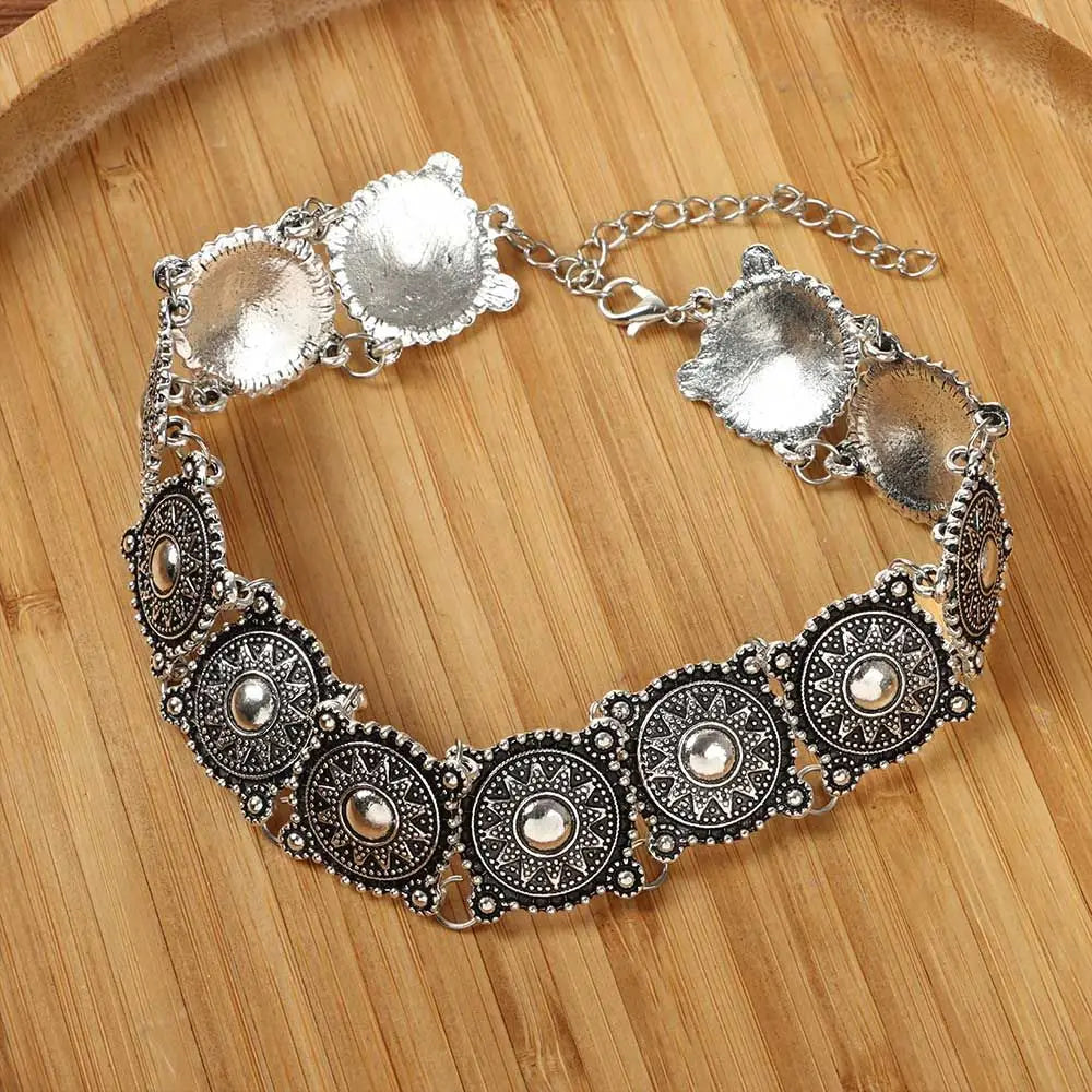 Fashion Vintage Jewelry Set – Necklace & Bracelet Wrist & Neck Accessories for Women