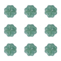 20pcs/bag Transparent Four leaf flower Shape Glass Beads, Lucky Beads for DIY Jewelry Making Bracelets, Crafts -Exquisite Gifts
