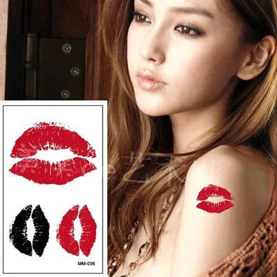 Anime Fire Flame Temporary Tattoo – Waterproof Flash Tattoo for Kids, Men & Women