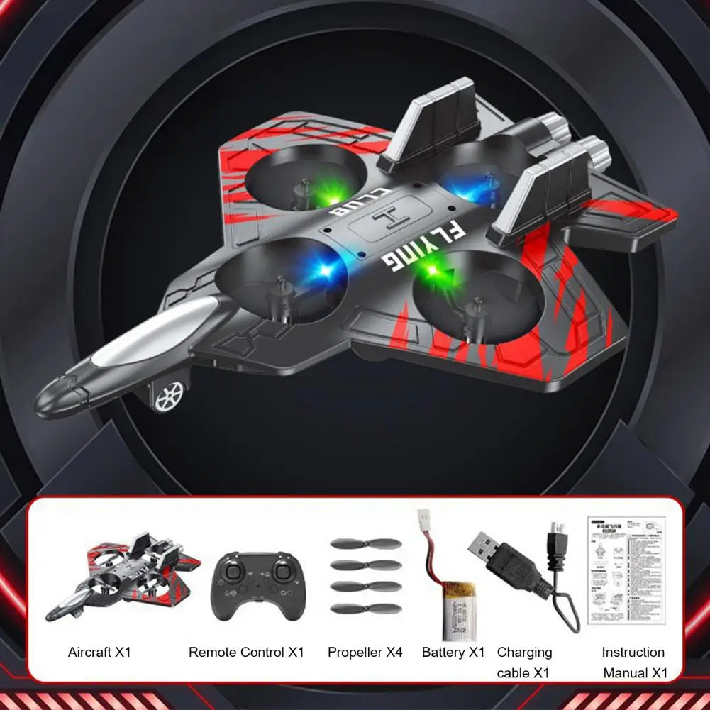 Remote Control Airplane Toy – 360° Stunt Flip Mini EPP Foam Fighter Jet for Kids & Adults (2.4GHz)