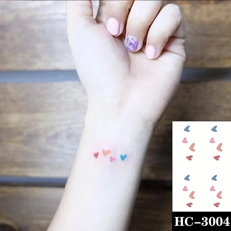 Sexy Red Lips Water Transfer Tattoo – Waterproof Body Art 10.5x6cm