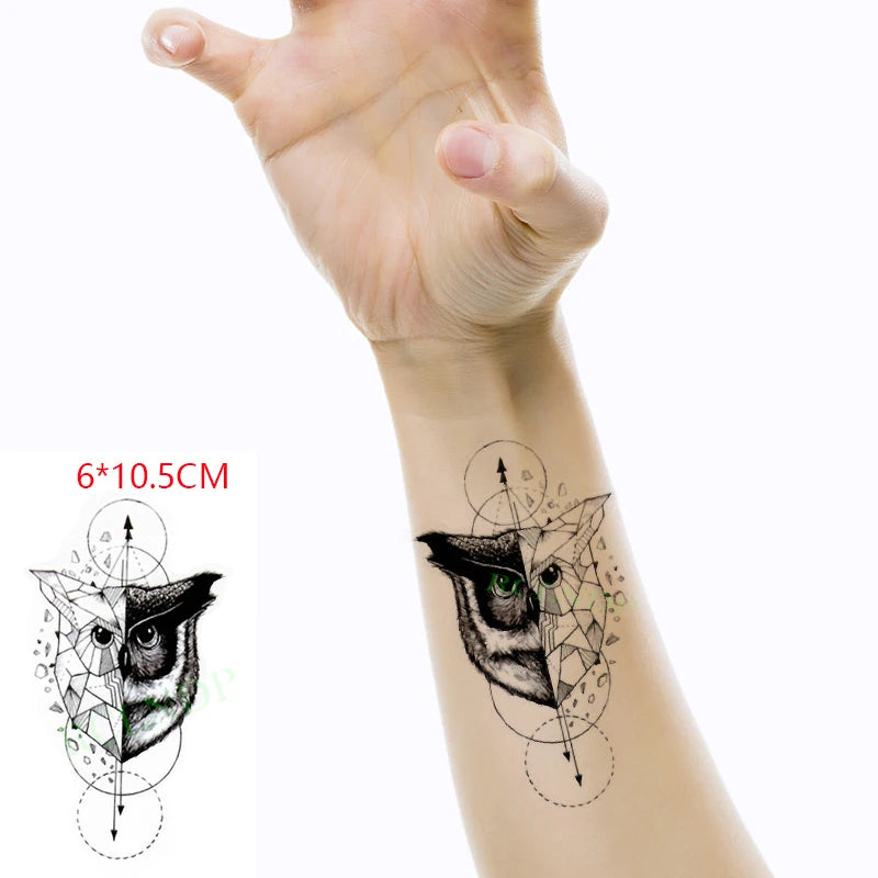 Anime Fire Flame Temporary Tattoo – Waterproof Flash Tattoo for Kids, Men & Women