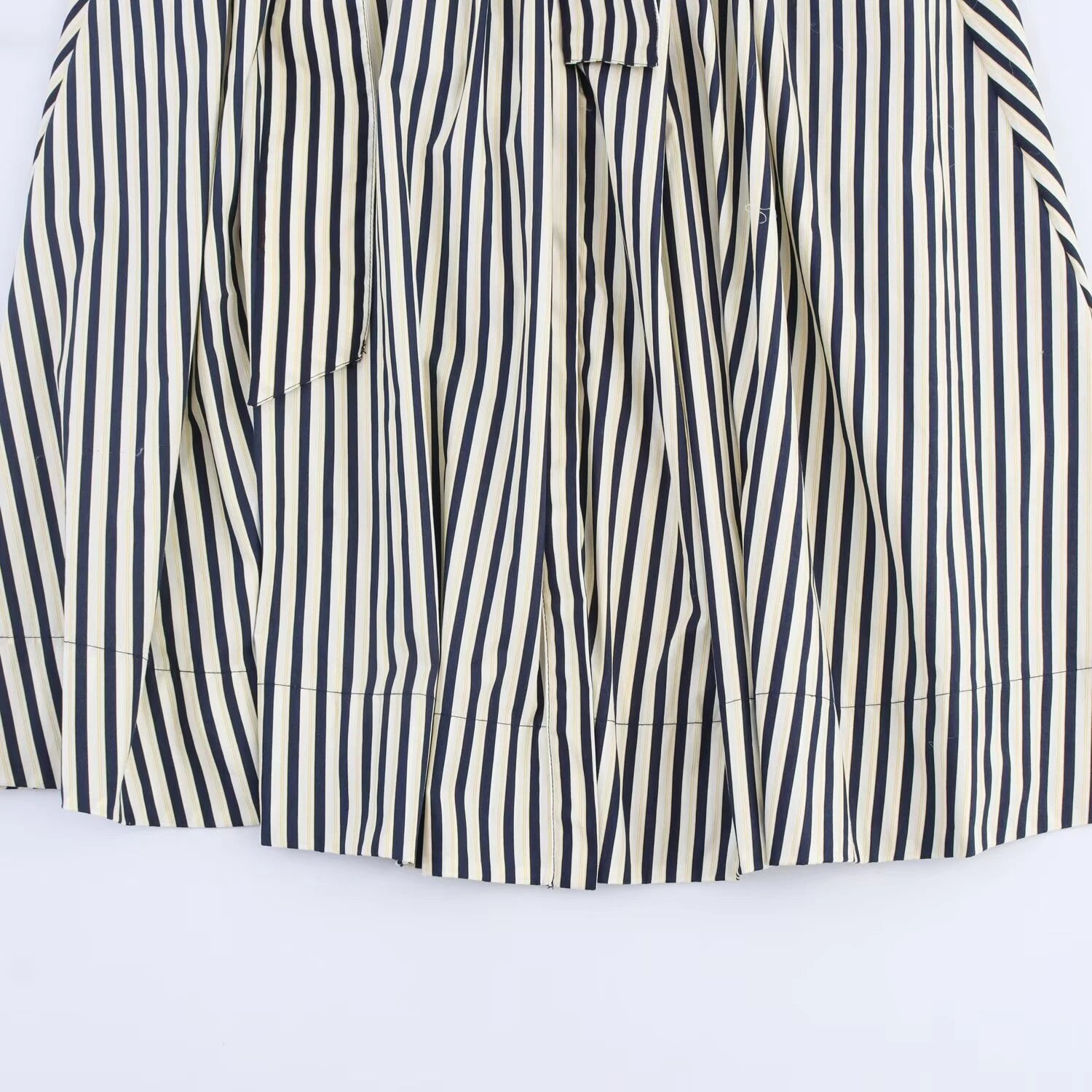 Women's clothing new autumn 2025 European and American fashion temperament casual striped shirt style dress
