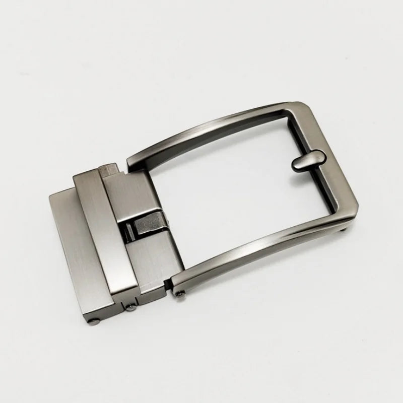 Men's Automatic Belt Buckle – Zinc Alloy DIY Replacement Buckle 3.5cm