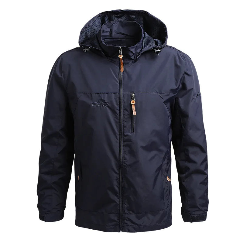 Men's Waterproof Softshell Tactical Jacket – Windbreaker for Hunting, Hiking & Fishing
