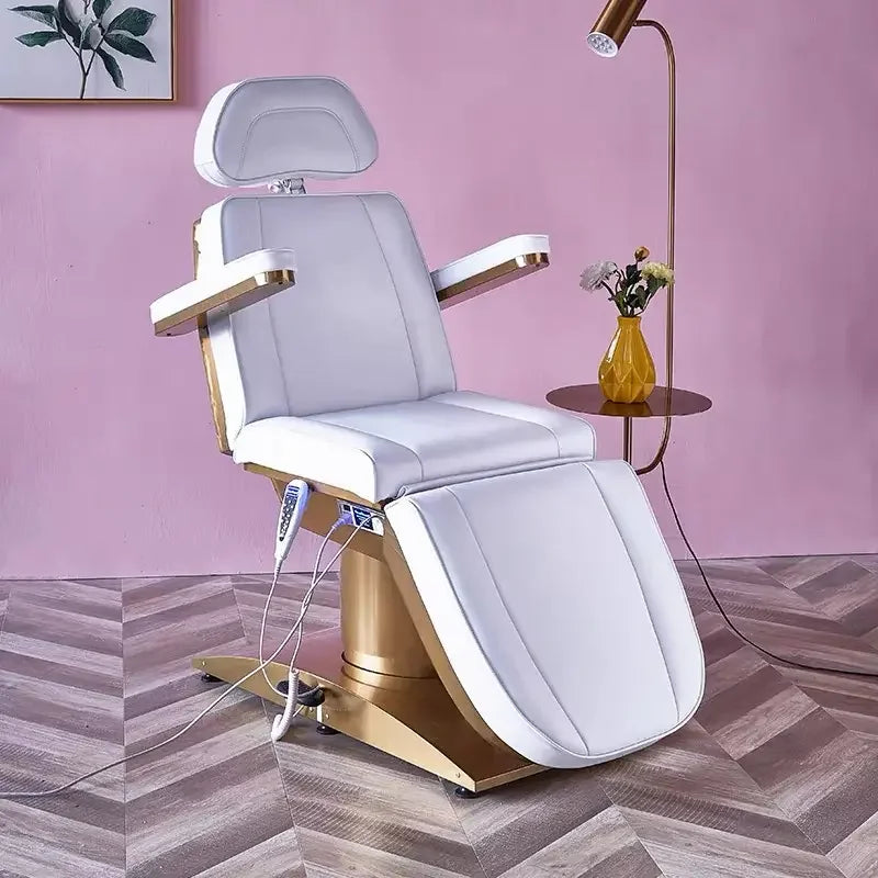 Professional Beauty Salon Bed – 3 or 4 Motor Metal Base with Manual & Remote Control