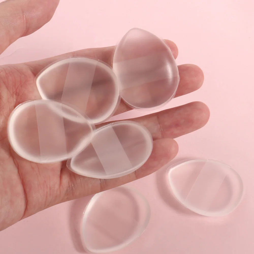 1/5 Pack Mini Silicone Fingertips - Reusable, Fragrance-Free Makeup Brushes for Foundation, Concealer and Powder