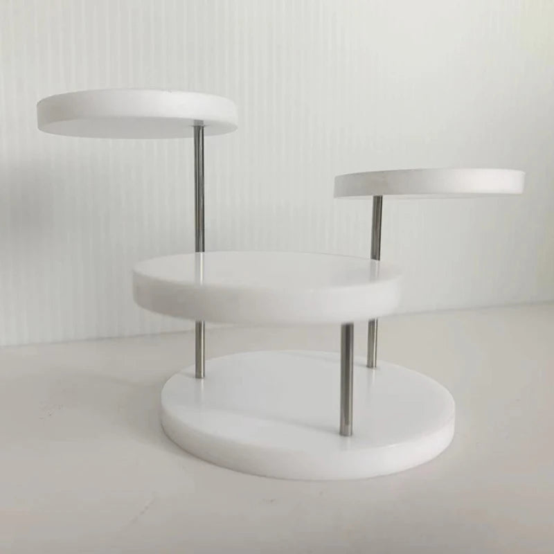 3 Layers Selling Fashion Temperament High-grade Sense of Acrylic Jewelry Display Stand/Multi-layer Round Cake and Dessert Rack