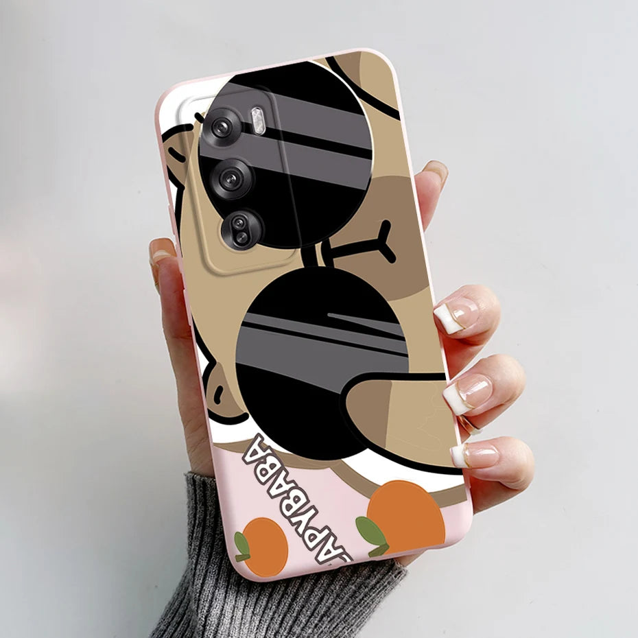 OPPO Reno 12 Pro 5G Phone Case – Cute Rabbit & Panda Soft Silicone Cover (CPH2629)