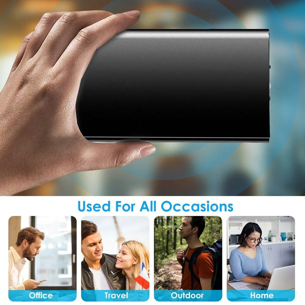 20000mAh 5V/2.1A Portable Power Bank Battery Pack for Heated Vest Jacket Pants Socks USB Power Bank for phone with Flashlight