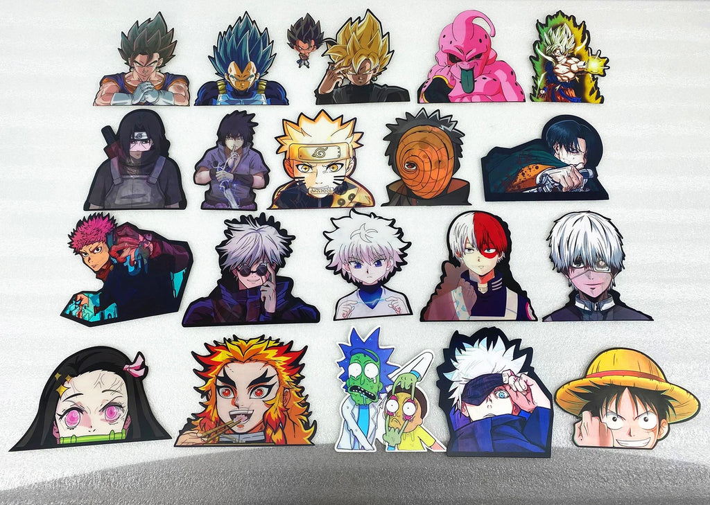 Demon Slayer Kanroji Mitsuri Motion Stickers – Anime Character Decals for Fans