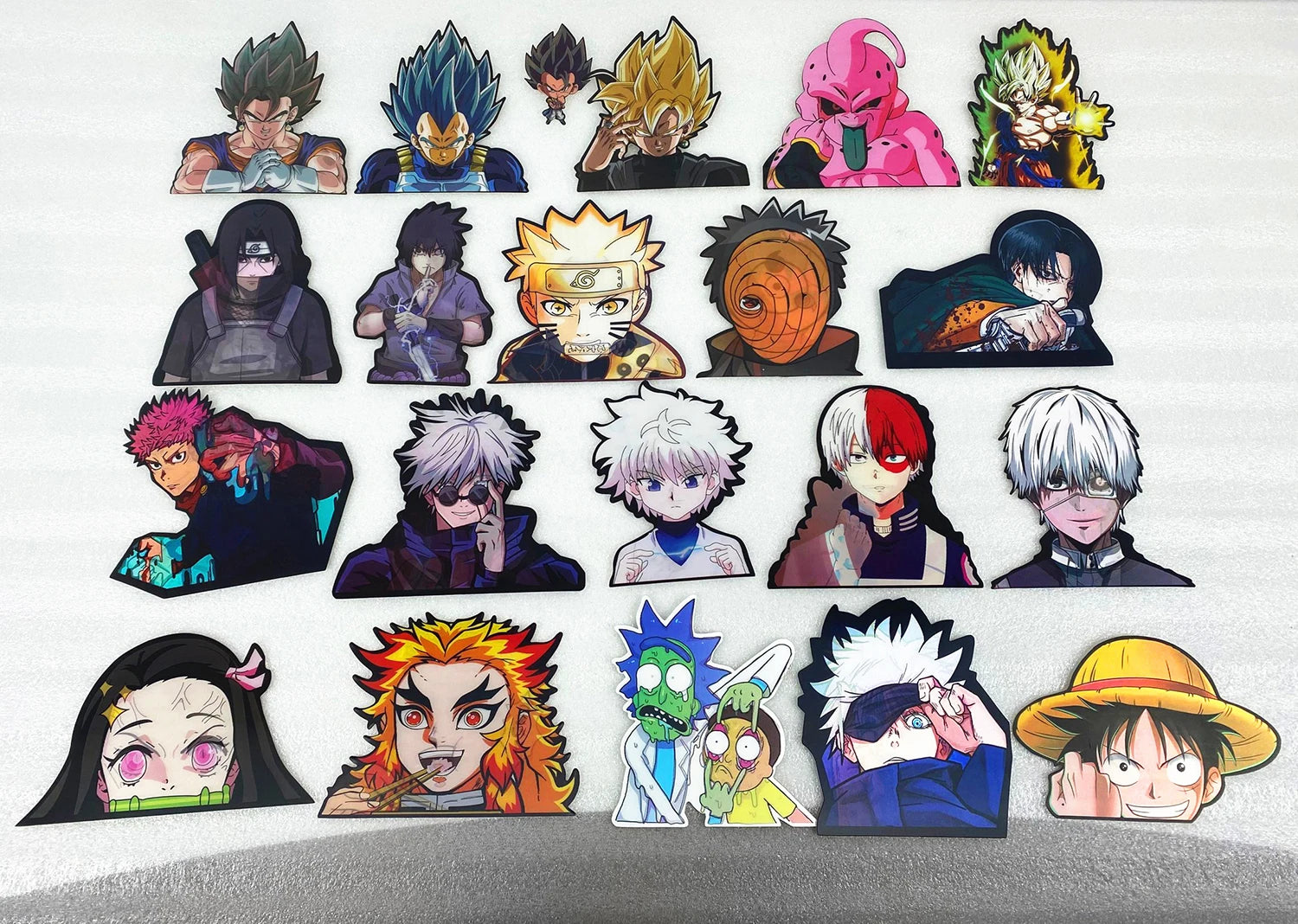 Demon Slayer Kanroji Mitsuri Motion Stickers – Anime Character Decals for Fans