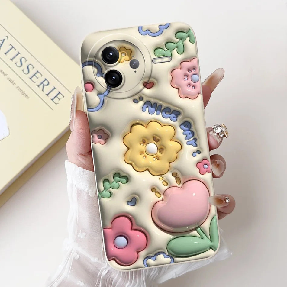 Xiaomi Poco F7 Ultra / F7 Pro Phone Case – Cute Cat & Panda Soft Silicone Shockproof Cover