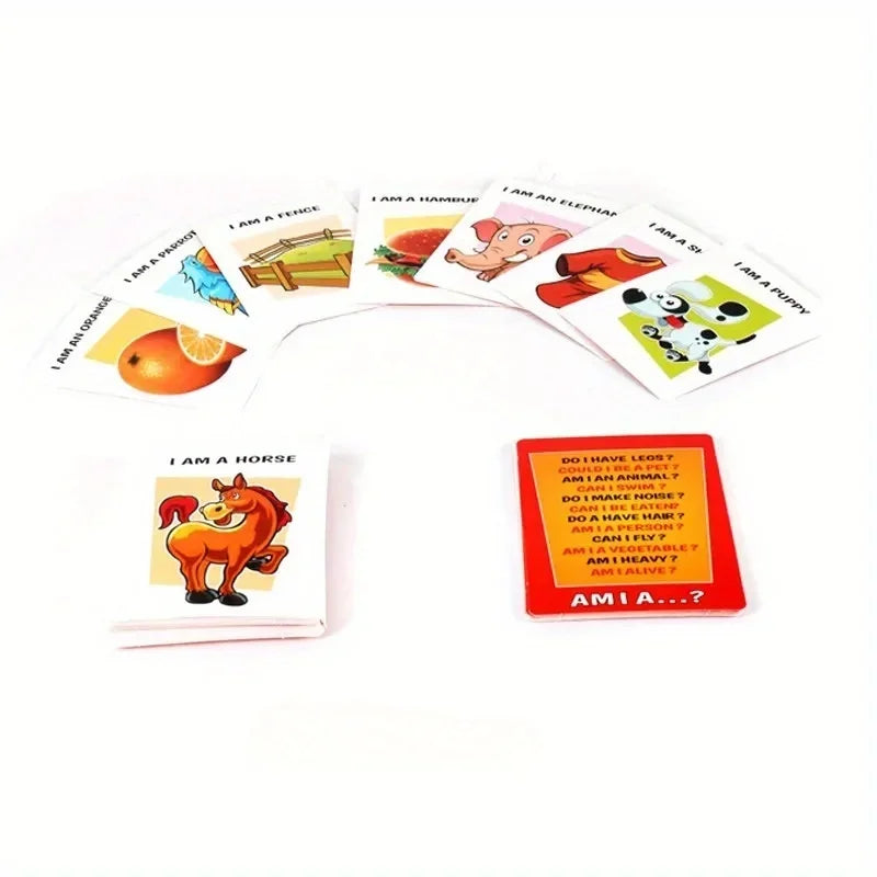 Kids Picture Guessing Board Game – Who Is It? Family Party Game for Children
