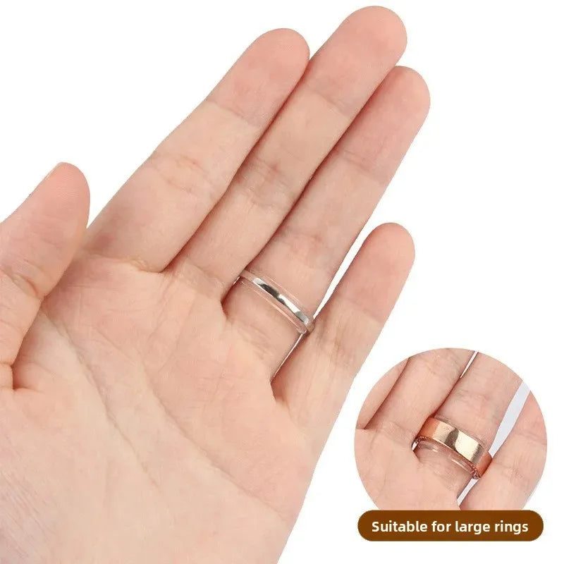 Ring Size Adjuster Soft Silicone 8-Piece Set Comfortable Non-Slip Jewelry Tool for Engagement Wedding Jewelry Making