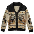 Y2K Gothic Ghost Print Harajuku Sweater – Men's & Women's Long Sleeve Warm Coat