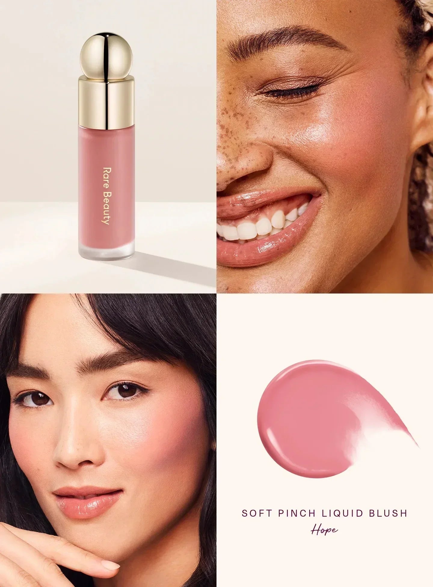 Rare Beauty Liquid Blusher – Highlight, Contour, Bronzer & Lip Gloss Collection