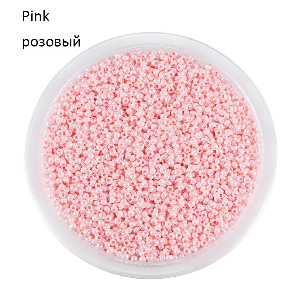 2mm Charm Glass beads Czech Glass Seed Beads Small Round Loose Bead For DIY Jewelry Making Earrings Bracelet