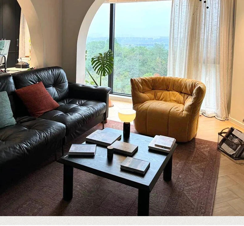 Elegant Lazy Sofa – Modern Ergonomic Mid-Century European Living Room Sofa