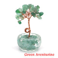 Crystal Money Tree | Natural Gemstone Healing Stone Feng Shui Decor | Copper Wire Wrapped | 1, 5 or 10 Pack