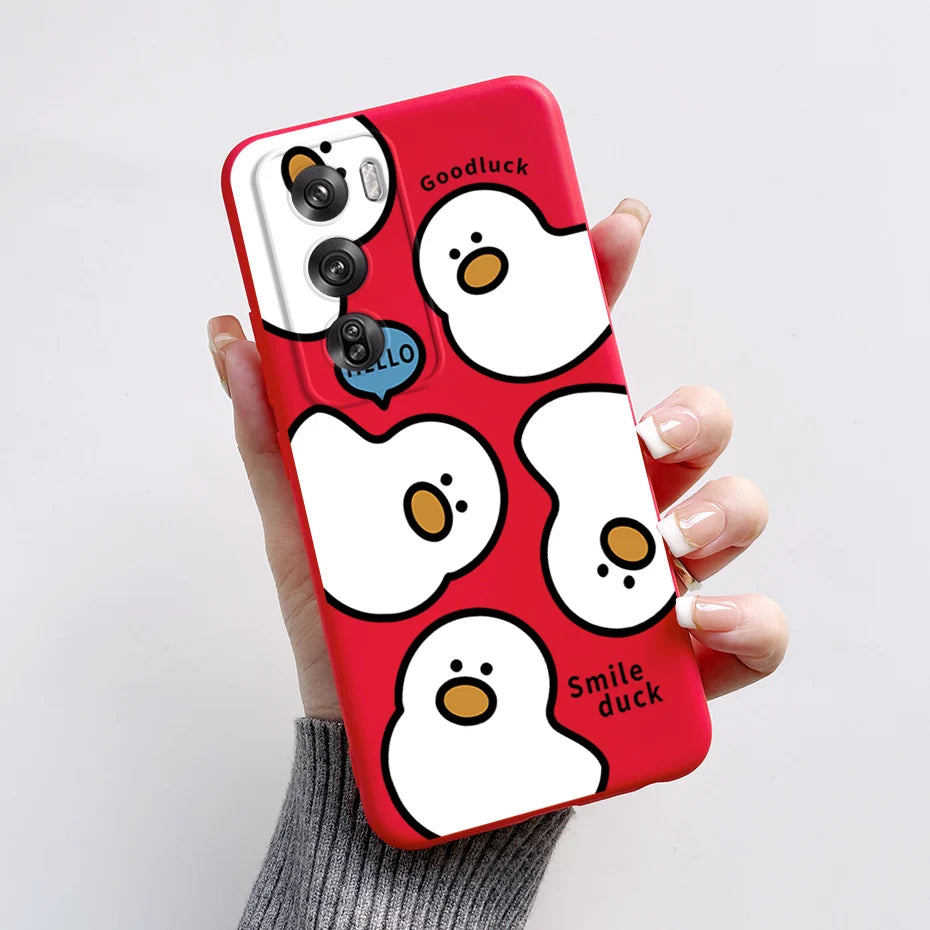 OPPO Reno 12 Pro 5G Phone Case – Cute Rabbit & Panda Soft Silicone Cover (CPH2629)