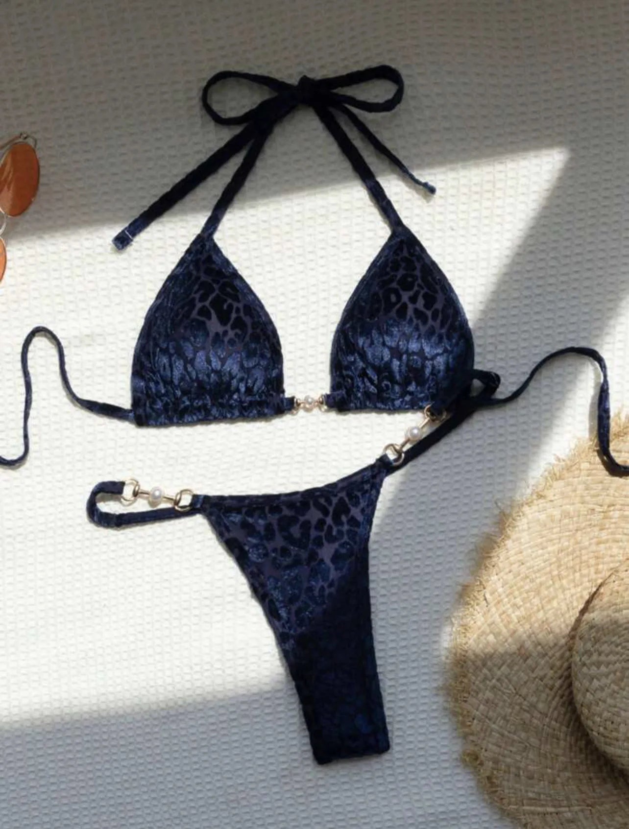2026 PU Faux Leather Mini Micro Thong Bikini Women Swimwear Female Swimsuit Two-pieces Bikini set Bather Bathing Suit Swim K5280