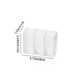 lipstick storage box, makeup brush storage,  wall mounted transparent ,three compartment classified lipstick rack, lipstick box