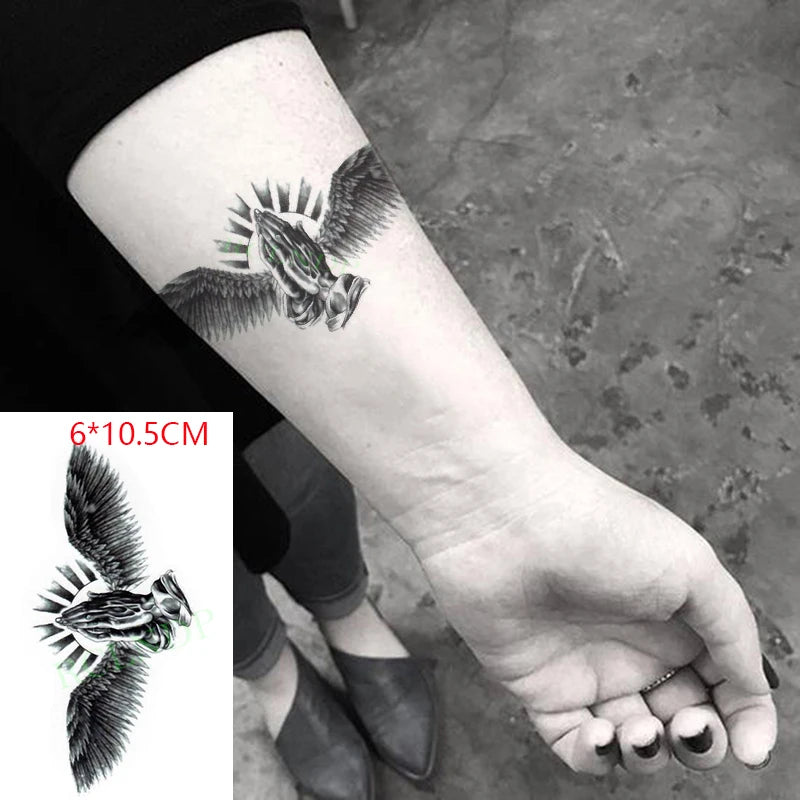 Anime Fire Flame Temporary Tattoo – Waterproof Flash Tattoo for Kids, Men & Women