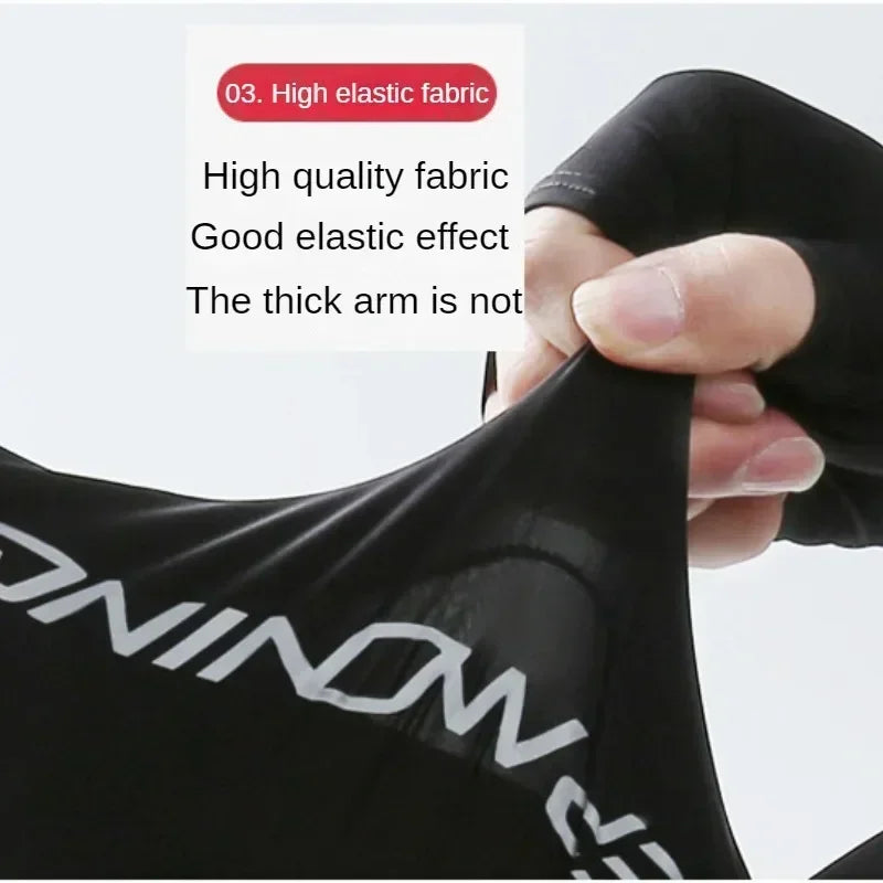 UV Protection Ice Silk Arm Sleeves – Cooling Cycling & Sports Sleeves for Men & Women