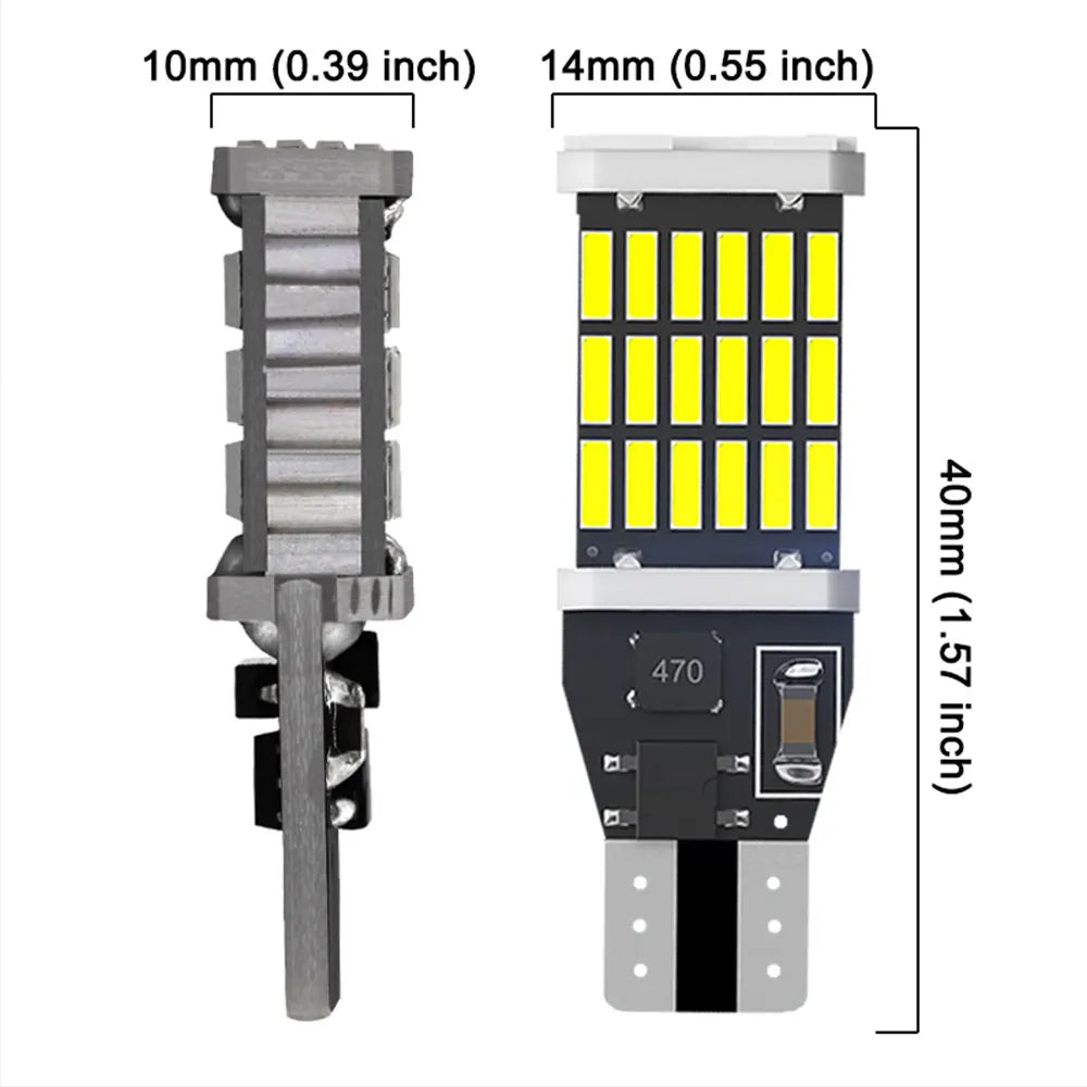 2Pcs Reversing Light For Nissan Altima 1998-2022 2005 2009 2010 2012 2016 2017 2020 Parts Accessories LED Backup Light Canbus
