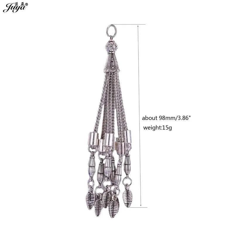 Ethnic Tassel Pendant Charms – DIY Religious Prayer Bead Necklace Supplies