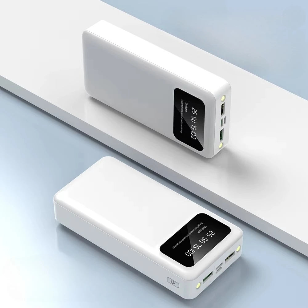 50000mAh Portable Power Bank – USB Fast Charging with LED Display for iPhone & Android