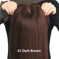 6x6inch Silk Base Topper with Air Bangs Virgin European Human Hair Wig for Women Silk Top with PU Front Glueless Soft Breathable