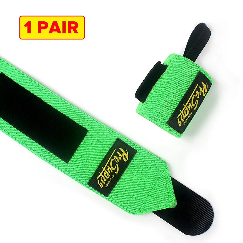 Gym Wrist Support Straps – Breathable Wristbands for Fitness, Weightlifting & Sports (1 Pair)