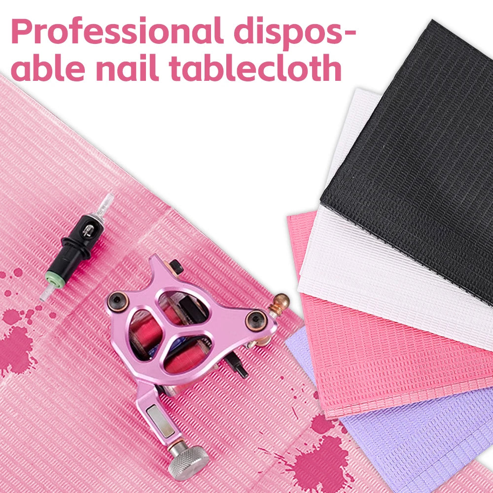50pcs Tattoo Clean Pad Mat Waterproof for Manicure Makeup Tattoo Microblading Supplies Accessories Disposable Tattoo Clean Pad