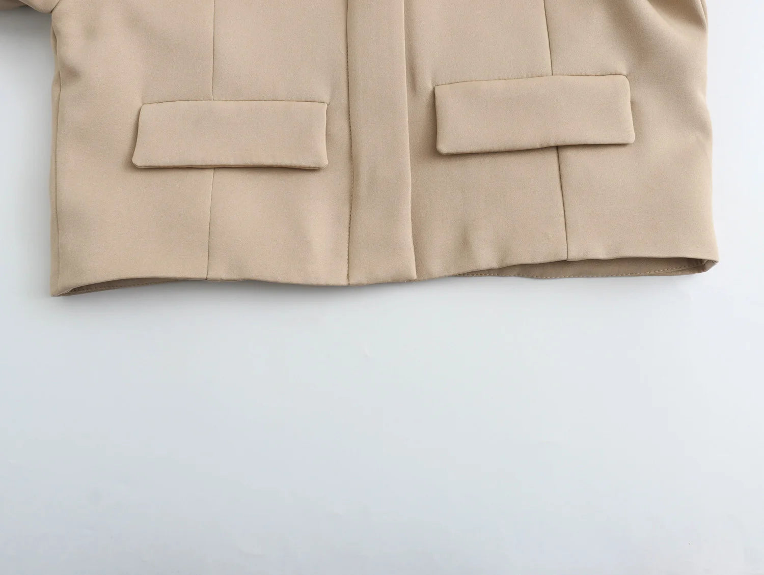 HH Women Fashion Solid Jacket High Street Long Sleeve Covered Button Female Coat With Pocket 2024 Autumn Office Lady Outwear