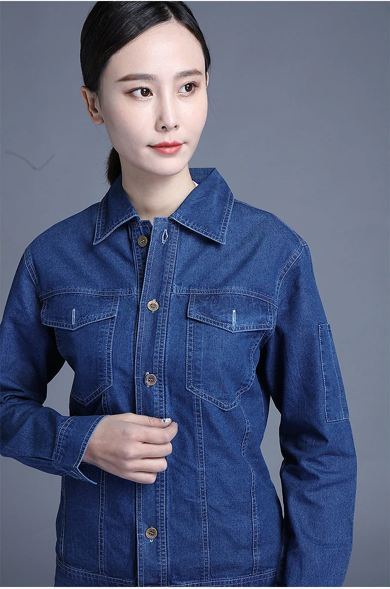 Working Clothes For Men Men's Overalls Work Wear Clothing Overalls Workwear Workshop Uniforms Mechanic Man Print Logo